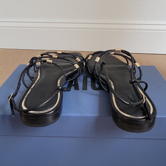 PAIGE Aurora Ankle Strap Sandal Black 7.5 BRAND NEW - Picture 12 of 13